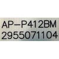 FUENTE DE PODER PARA TV SONY / NUMERO DE PARTE 1-009-802-21 / 100980221 / AP-PA412BM / 2955071104 / T 6.3A H / 100980221 / 00013586-00 / GL14P / MODELO KD-75X80J